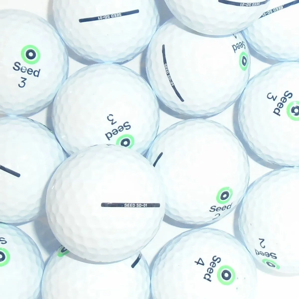 Seed 01 & 02 Lake Golf Ball Mix - 30 Balls