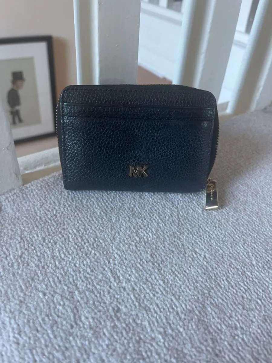 Michael Kors Black Leather Purse - Image 1
