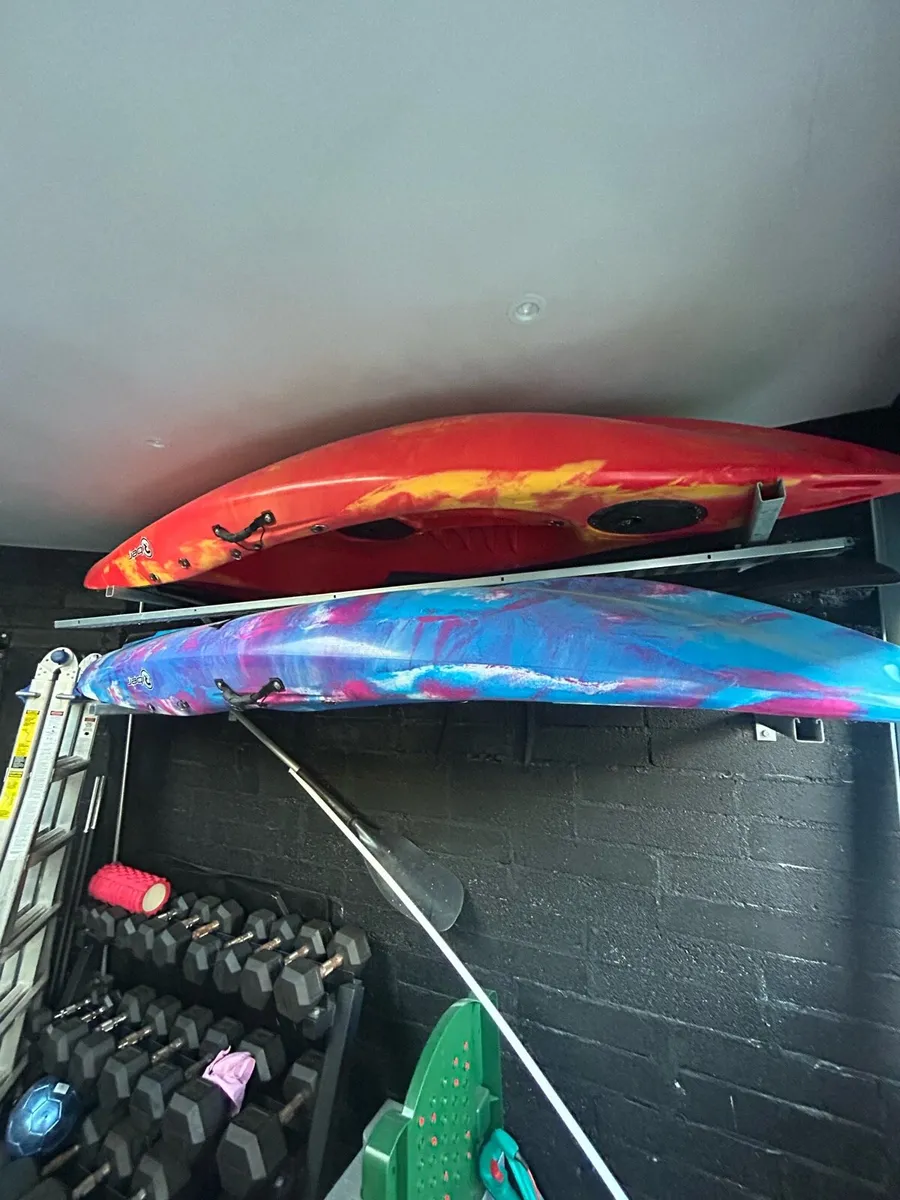2 x river sit on kayaks - Image 1