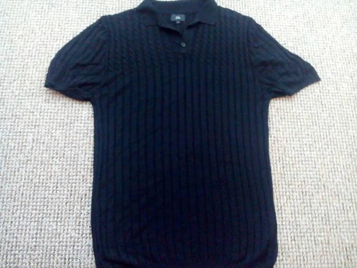 River Island Brand Muscle Fit Men's Polo T-Shirt.