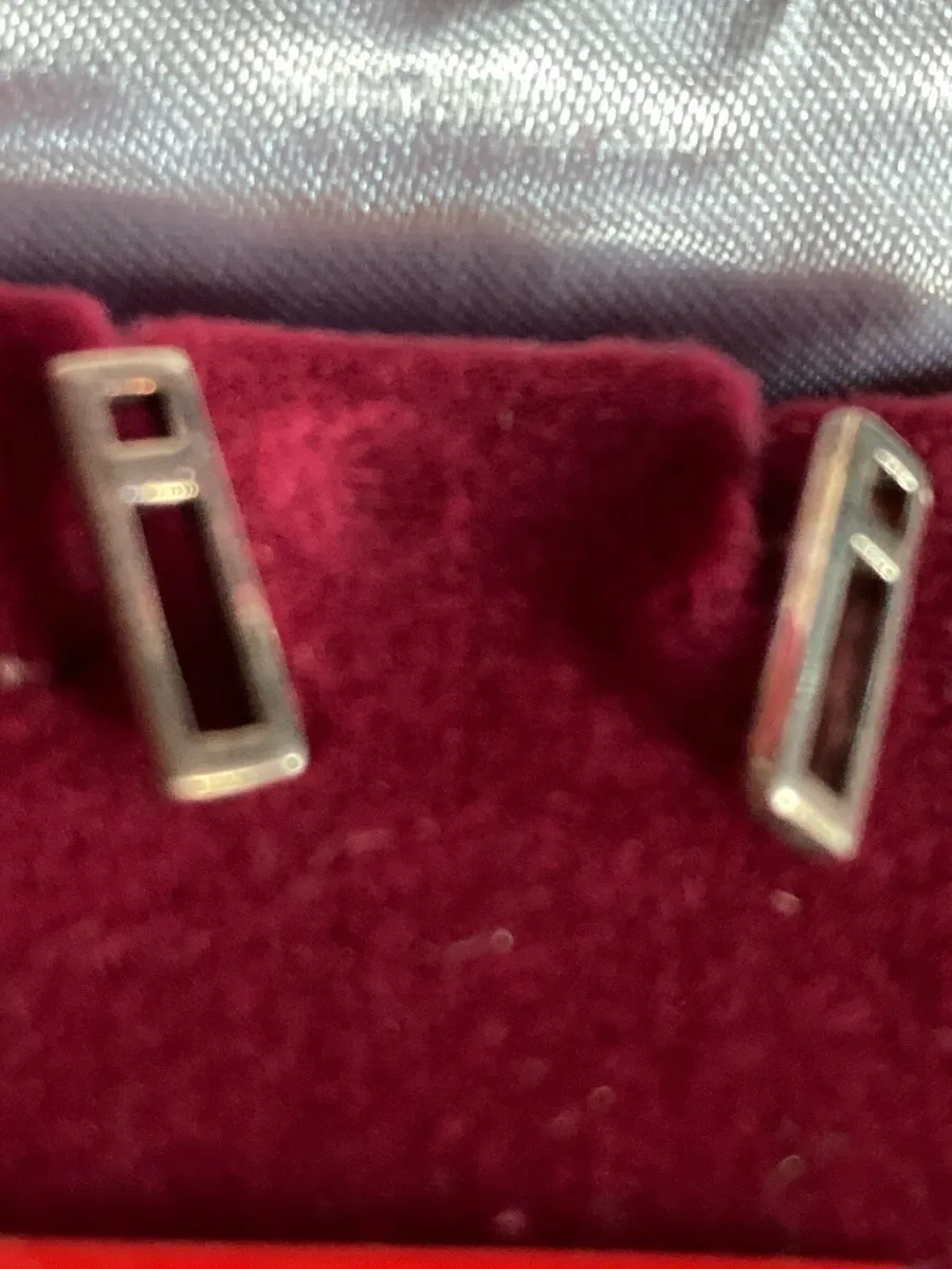 Sterling silver earrings - Image 1