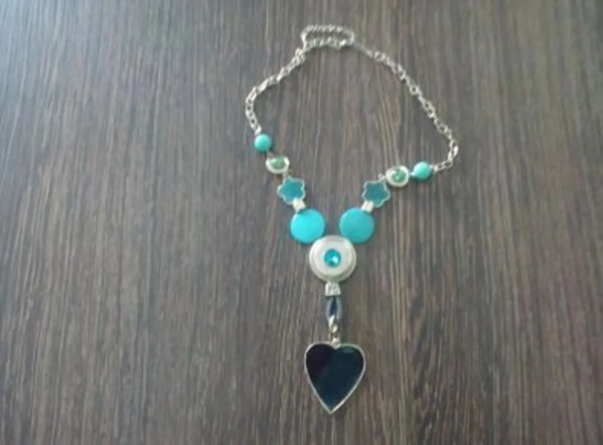 Turquoise Costume Necklace.