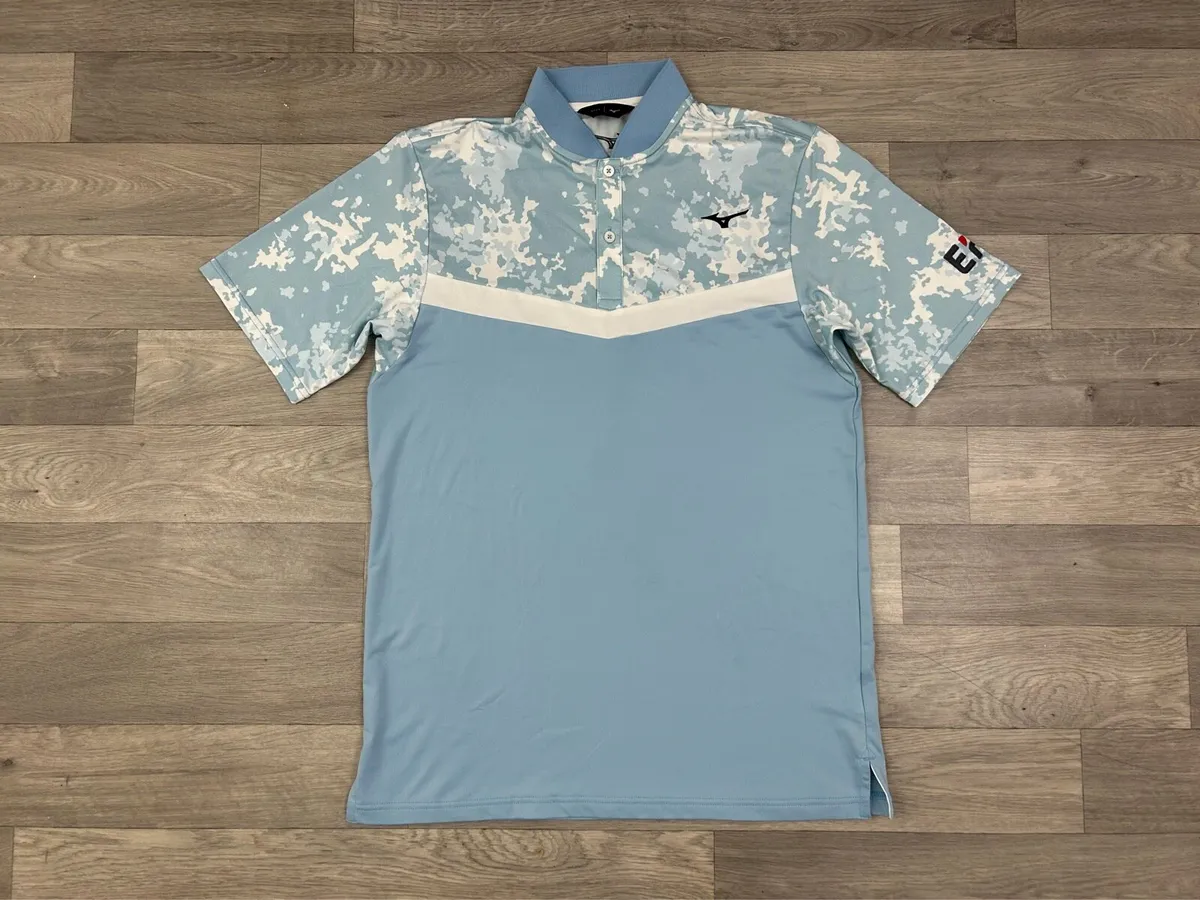 Mizuno Golf Polo Shirt Mens Medium - Image 1