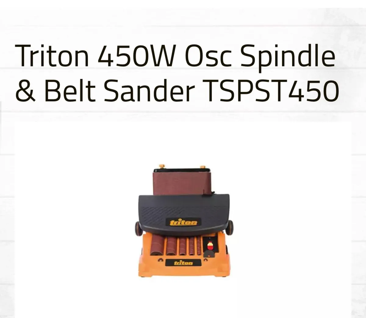 Triton sander - Image 2