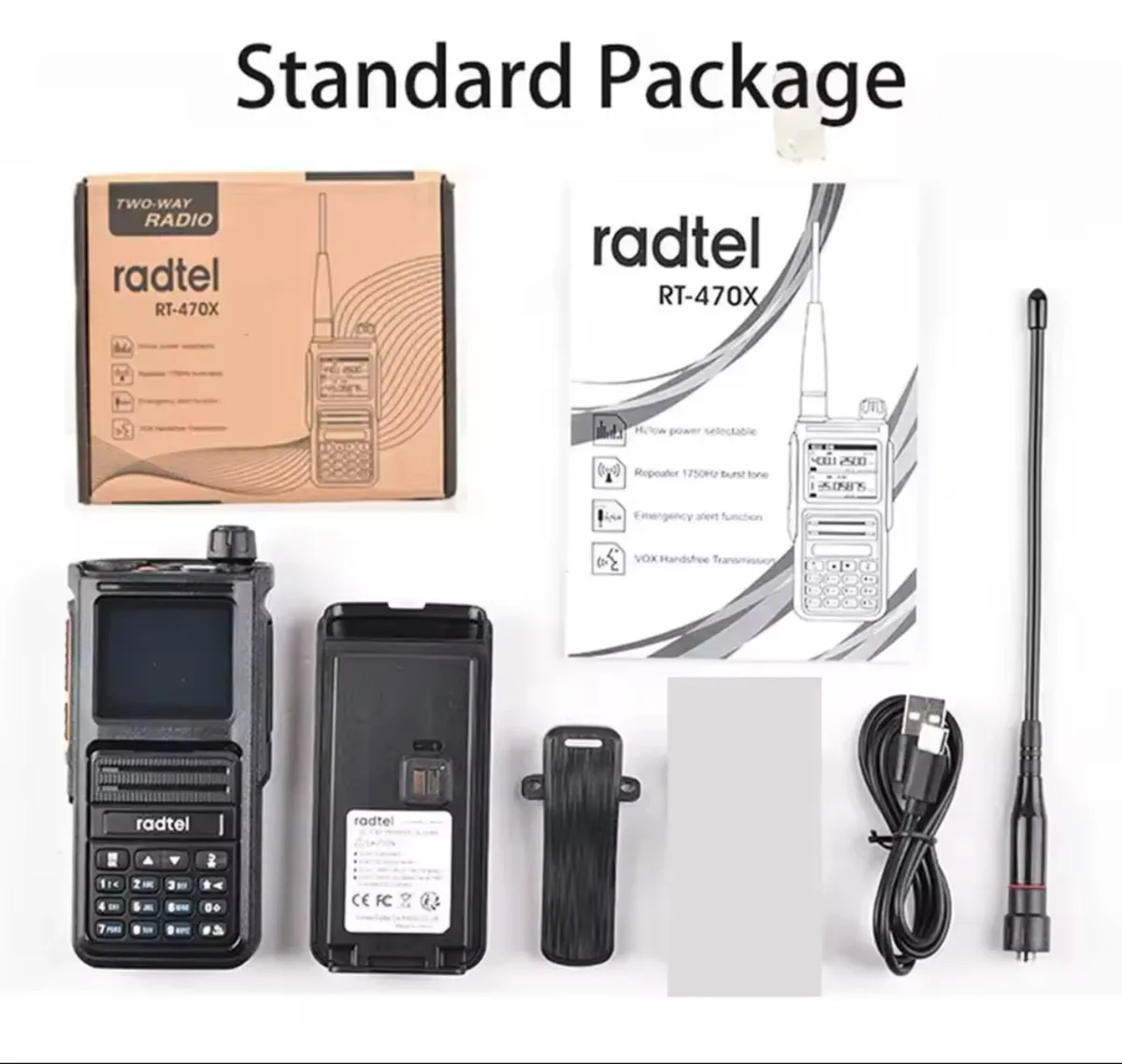 Radtel RT 470X 2x professional walkie talkie ham - Image 2