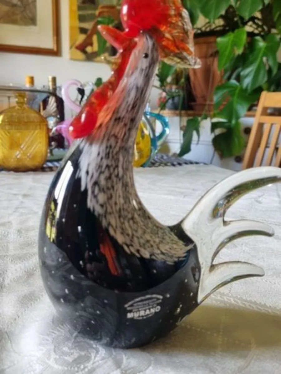Murano Glass Rooster - Image 3