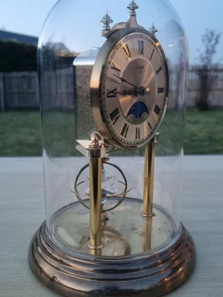 Large vintage German quartz clock - Hermle - Image 3