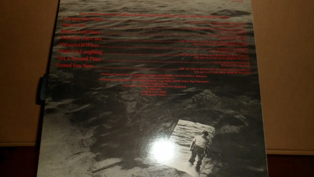 ROBERT PALMER  “CLUES”  1980 UK PRESSING LP - Image 3