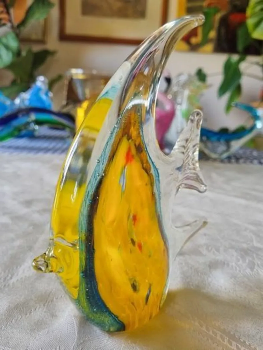 Large colorful Murano fish - Image 4