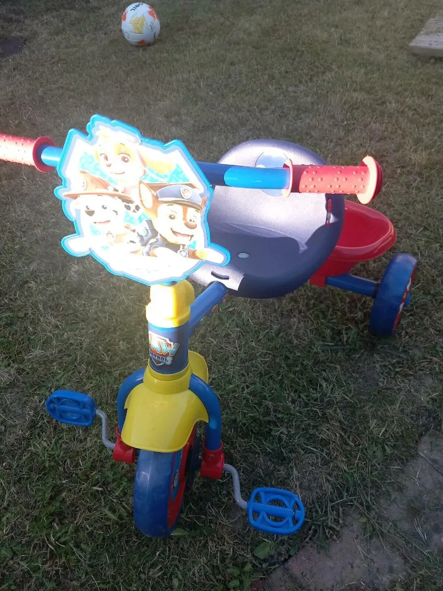 Paw patrol tricycle