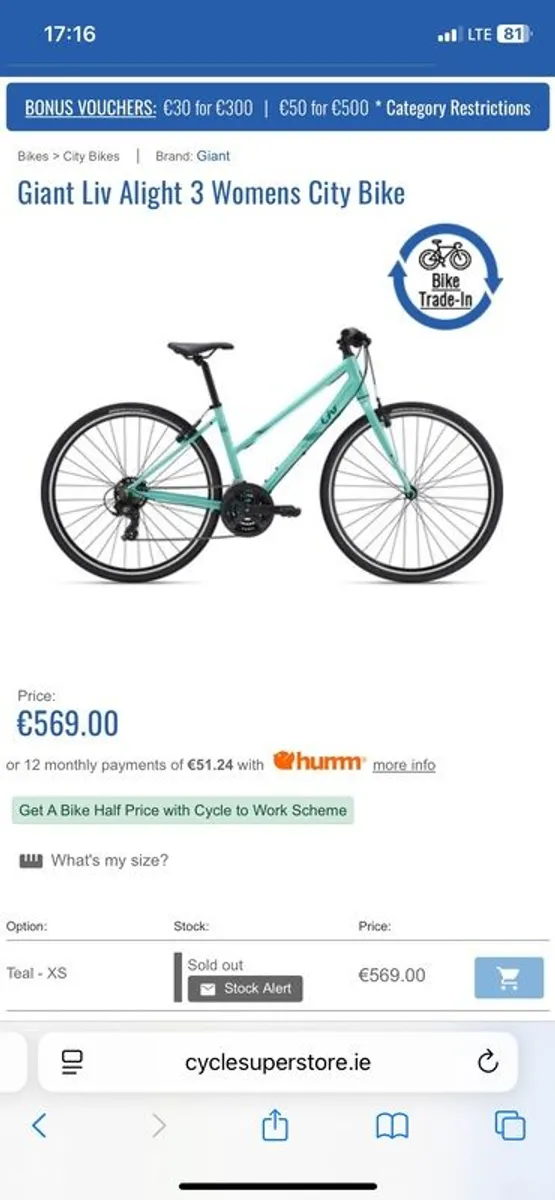 Giant liv alight 3 woman's bike - Image 3