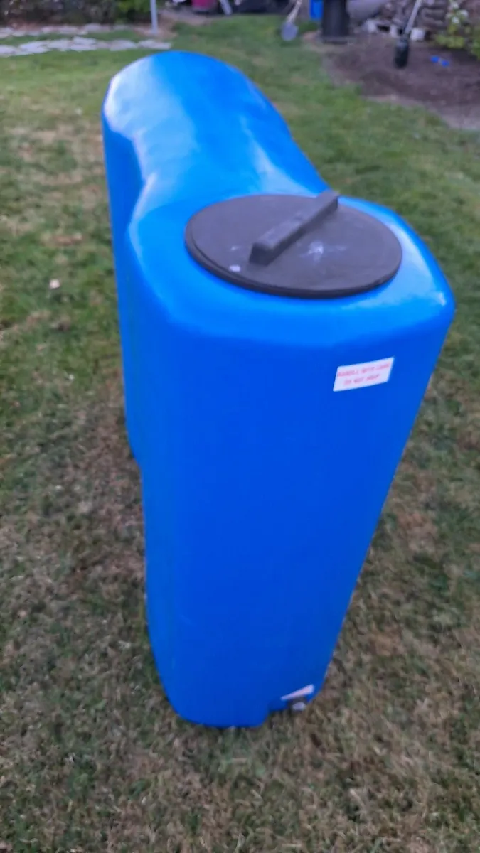 1000 ltr Potable Water tank blue - Image 2