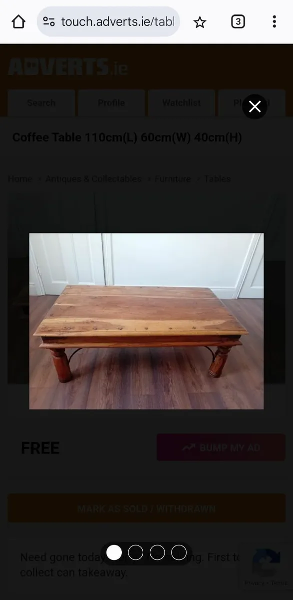 Coffee table Free