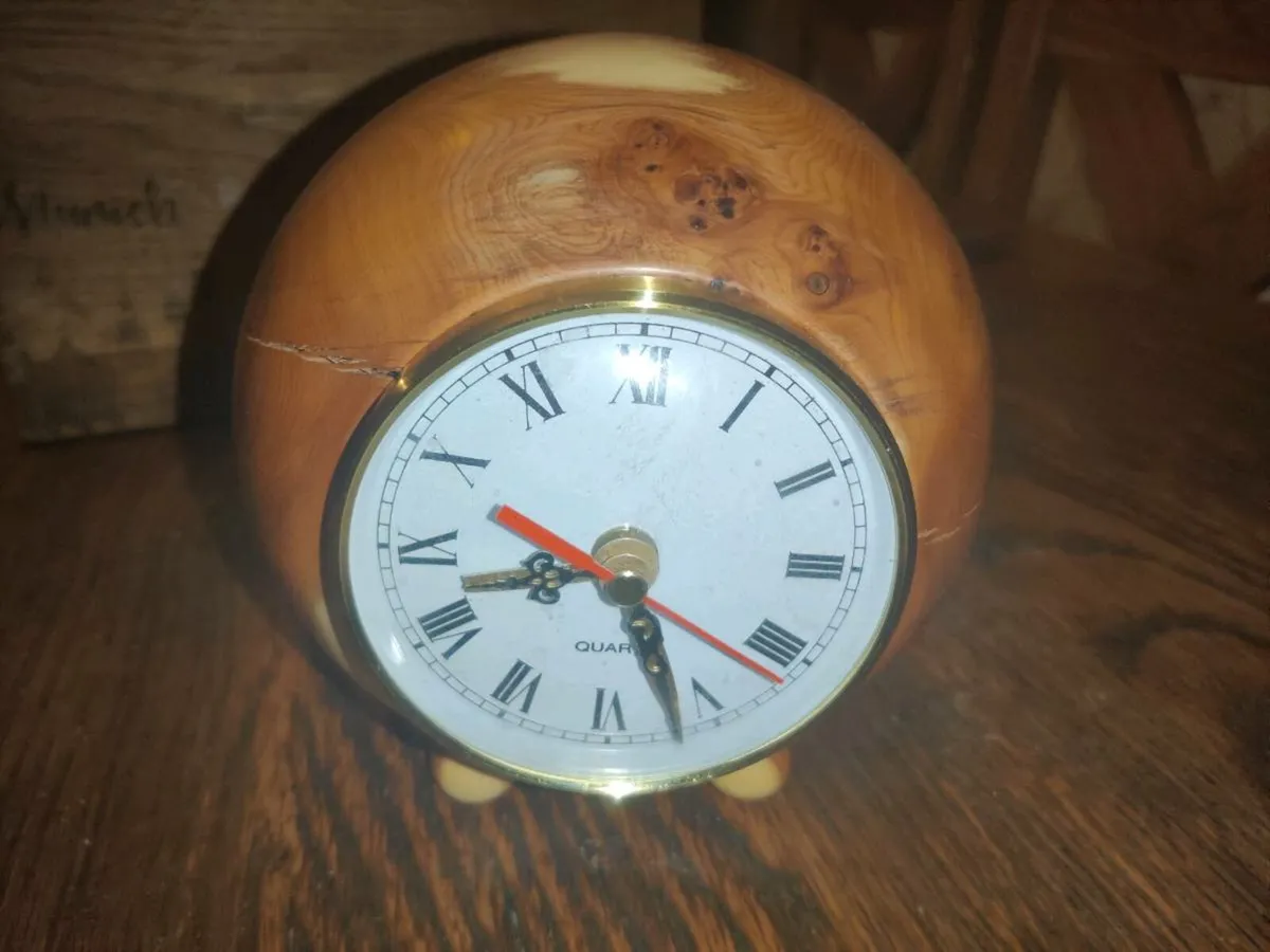 LARGE HEAVY NATURAL OAK, New Mantle Clock ! - Image 3