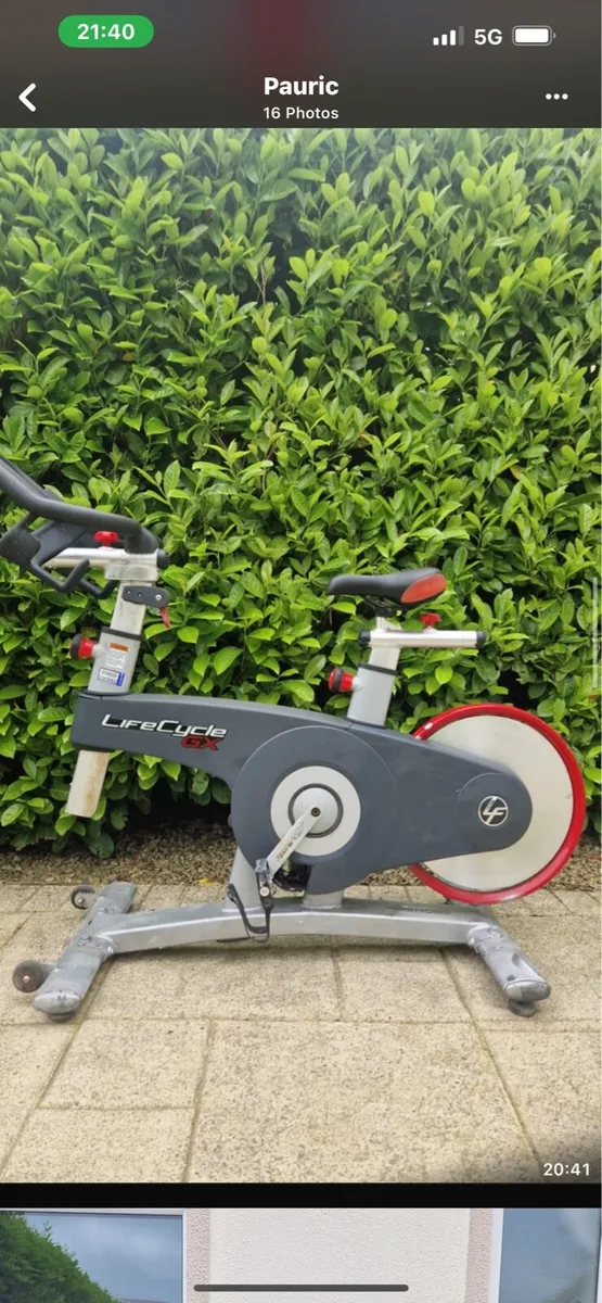 Lifecycle spin bikes 2 left discounted - Image 2
