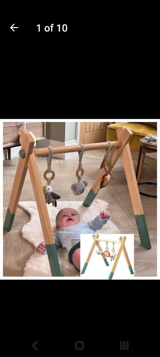 Nuby wooden activity gym - Image 1