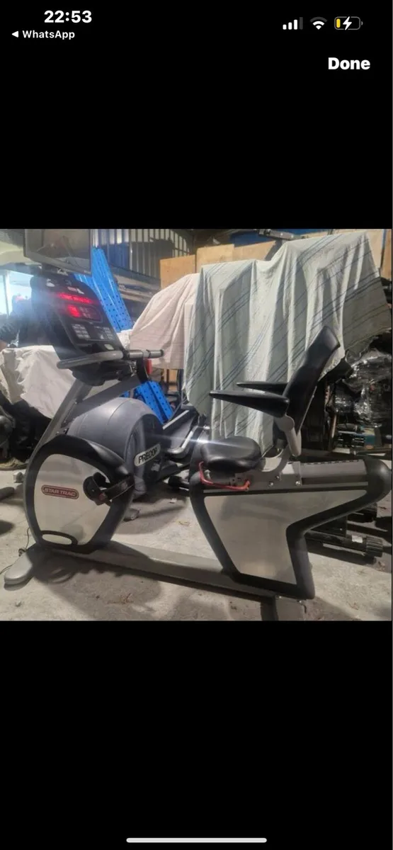 2 available star trac recumbent bike - Image 2