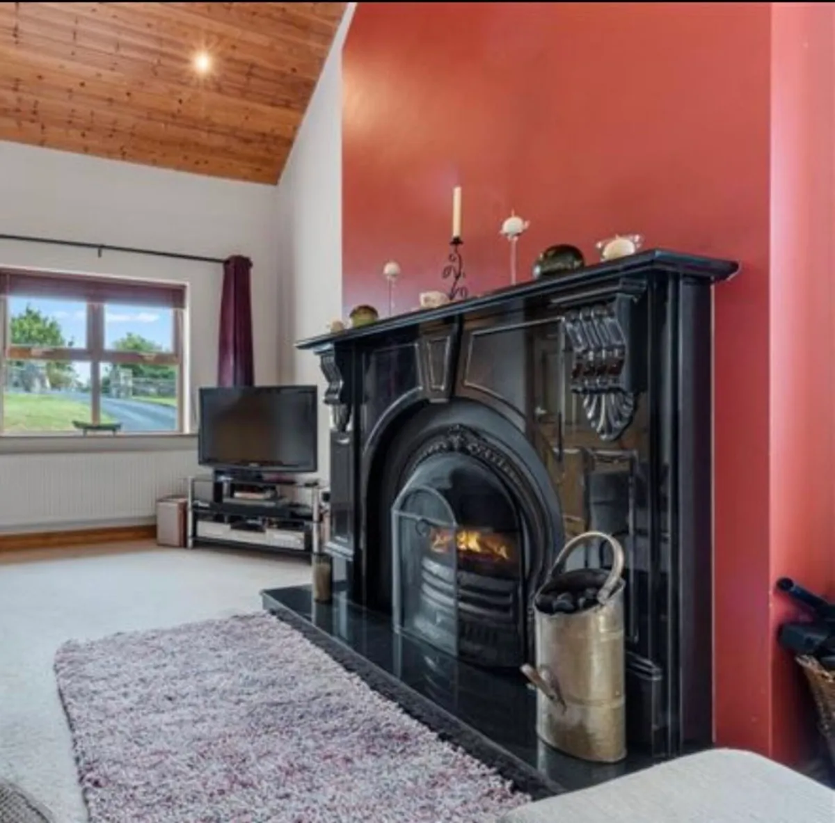 Black Marble Mantle Piece - Image 1