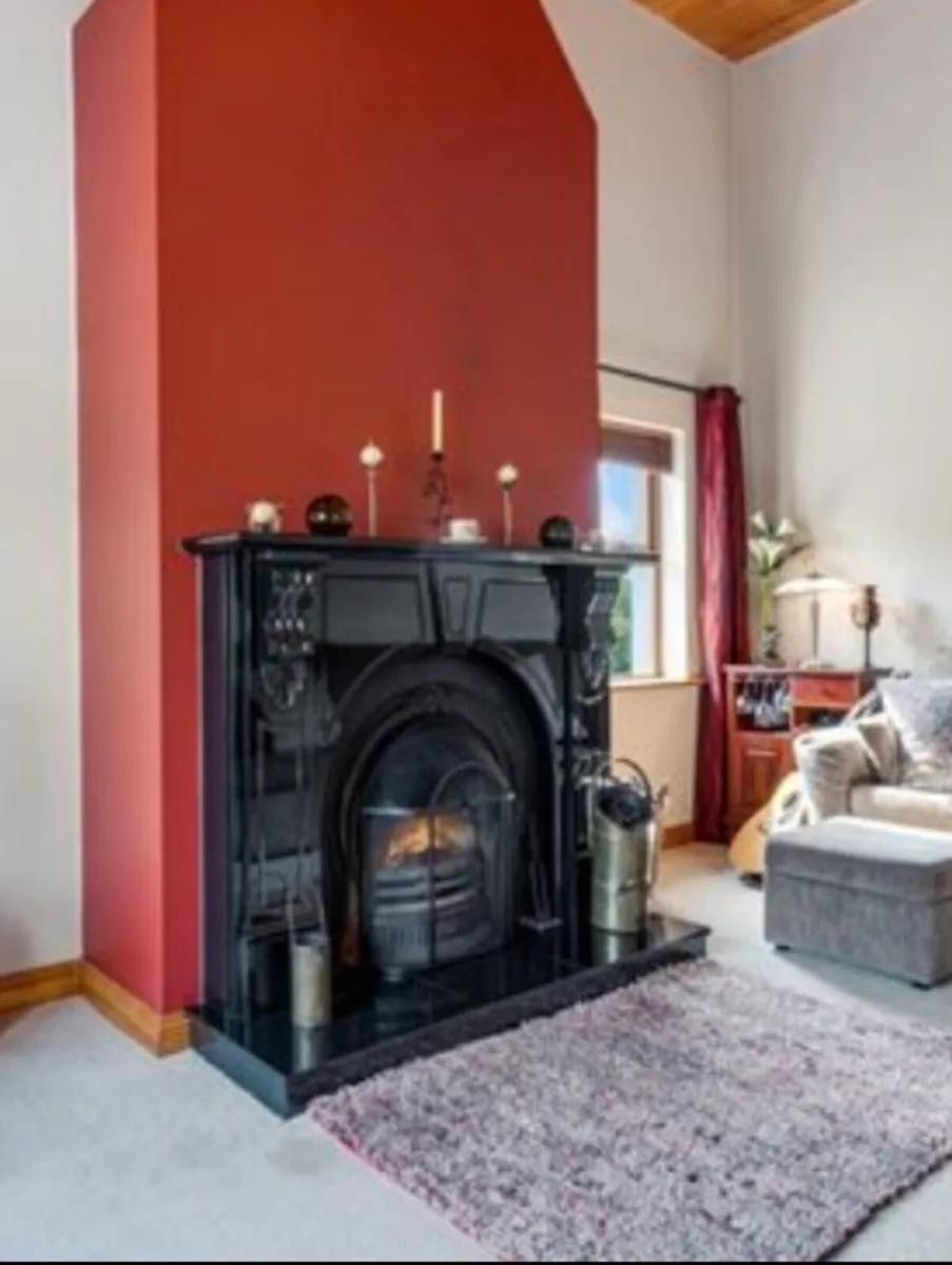 Black Marble Mantle Piece - Image 2