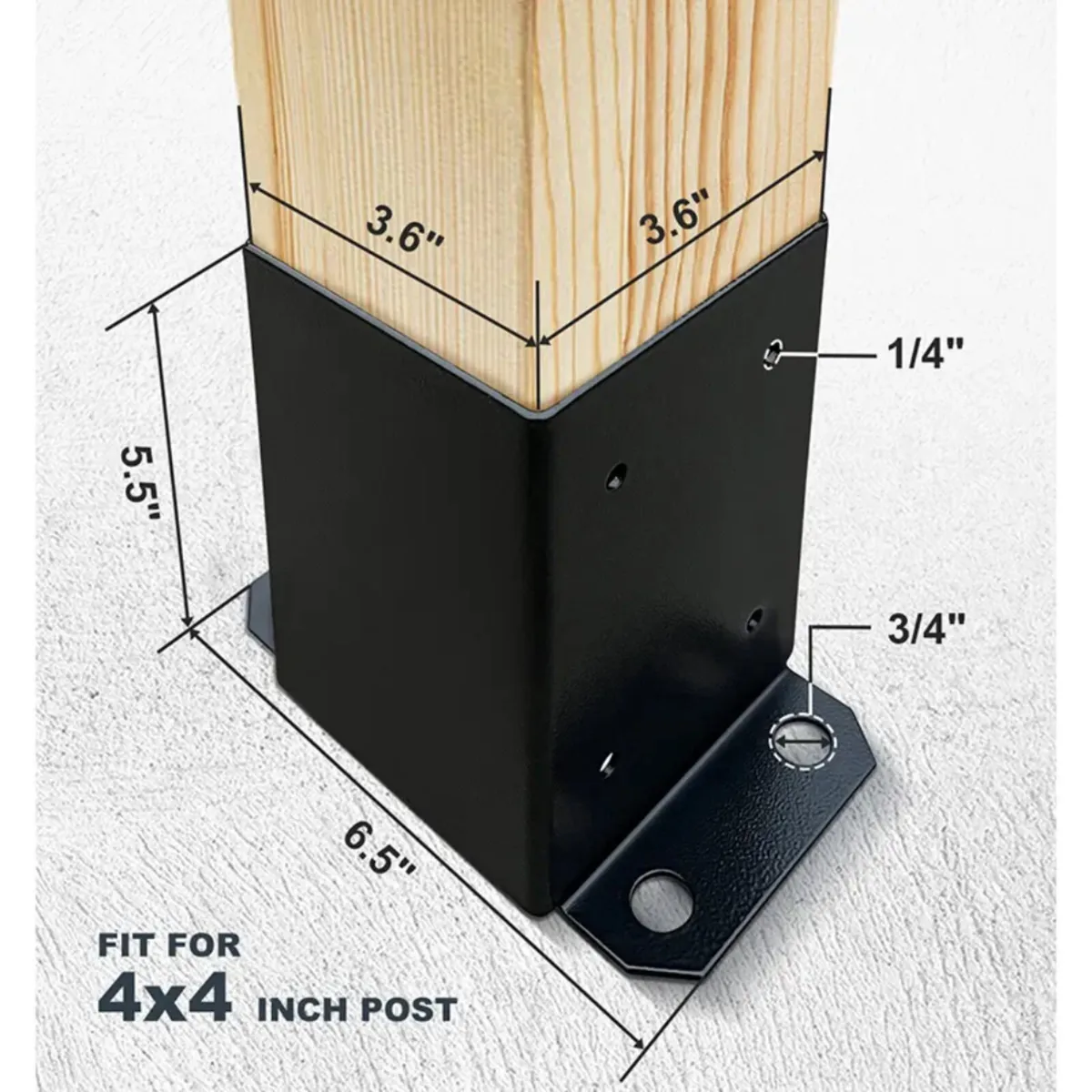 Fence post support - Image 2