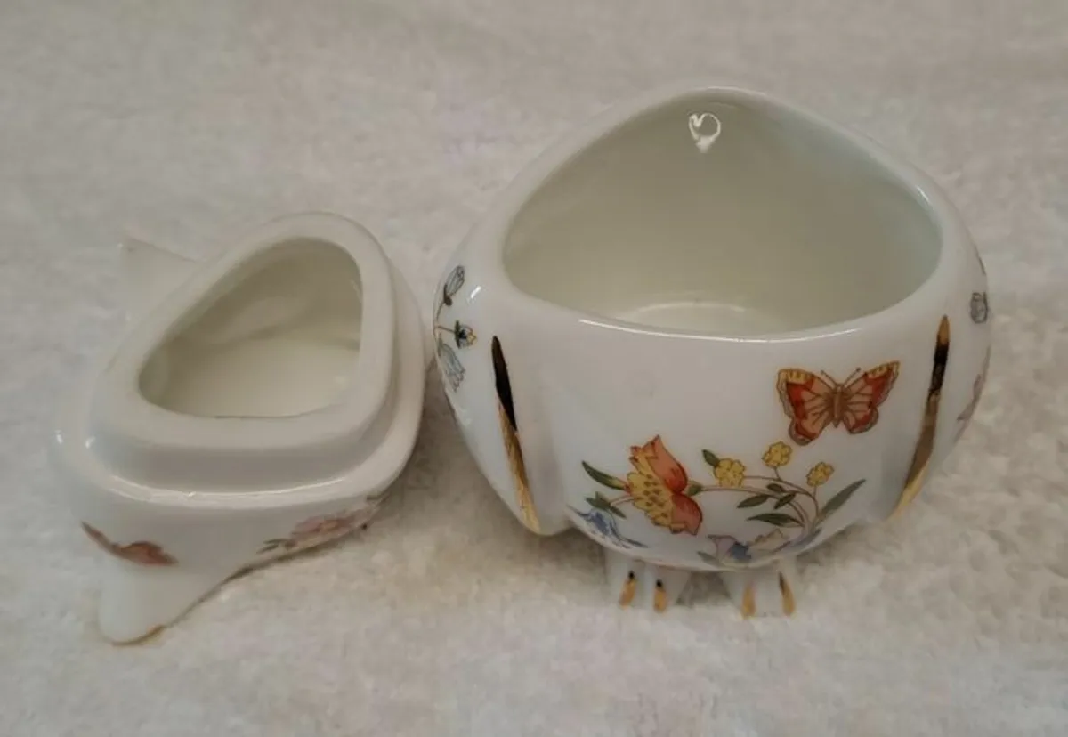 Aynsley Cottage Garden Owl Trinket box - Image 2