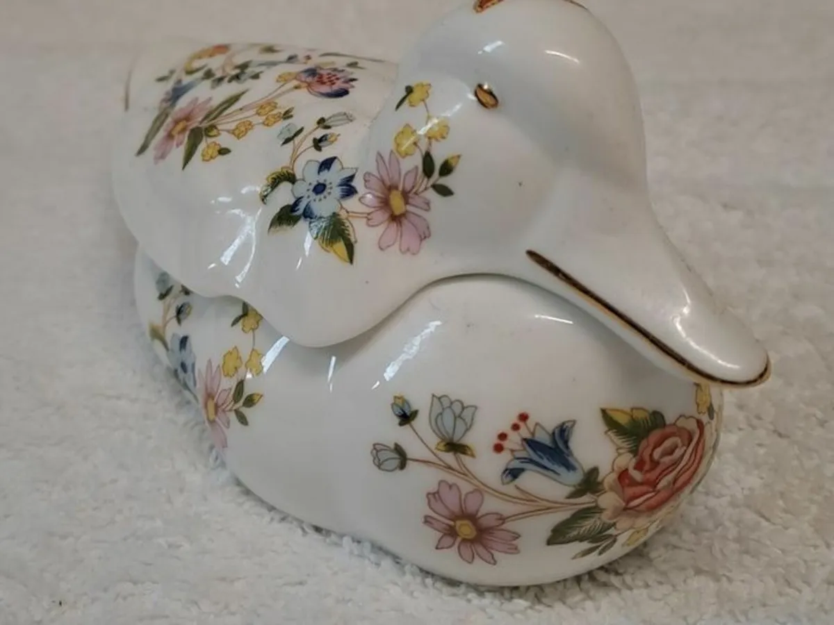 Aynsley Cottage Garden Duck trinket pot - Image 4