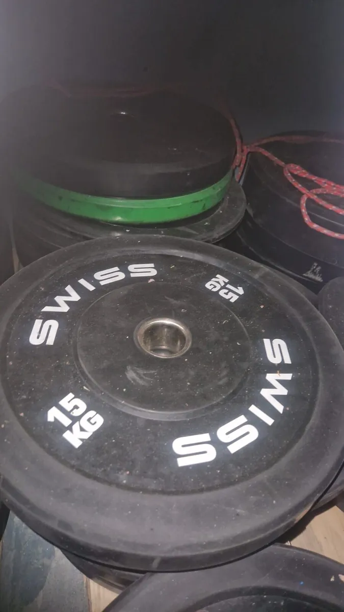 Swiss bumper plates €3 per kg - Image 3