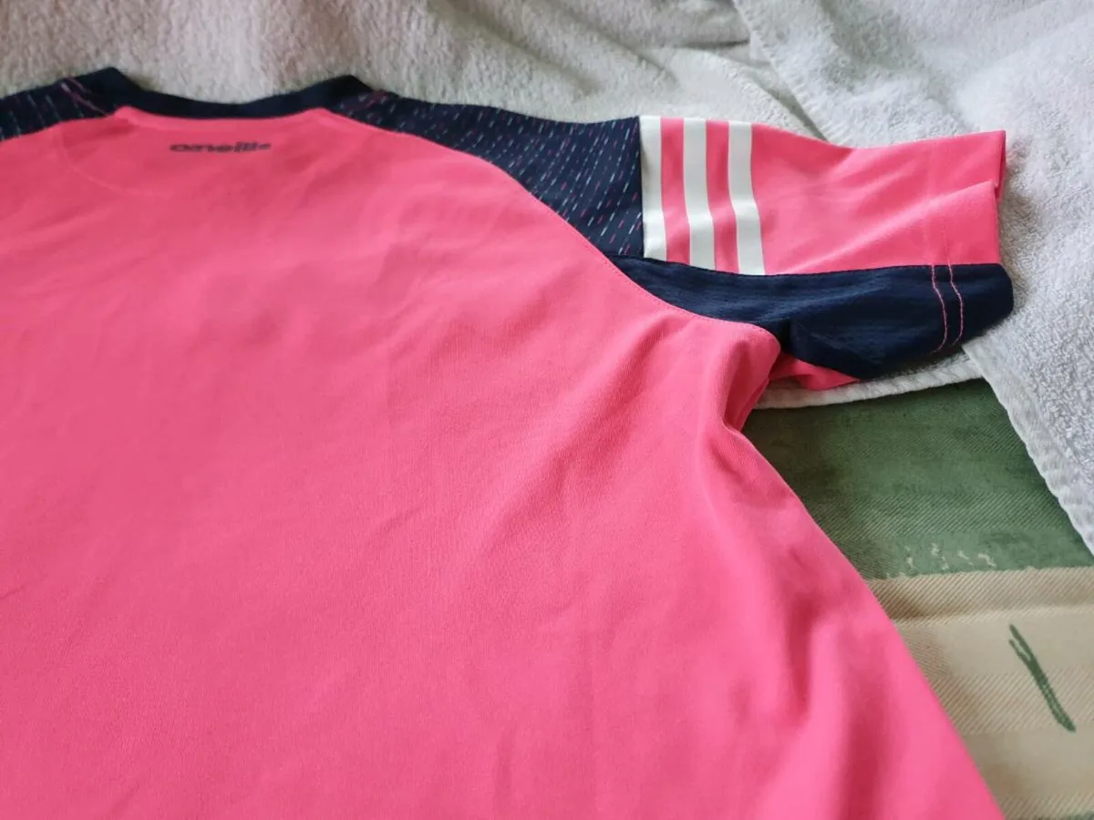 Donegal Gaelic Football Pink Shirt 2021 to 2022 - Image 3