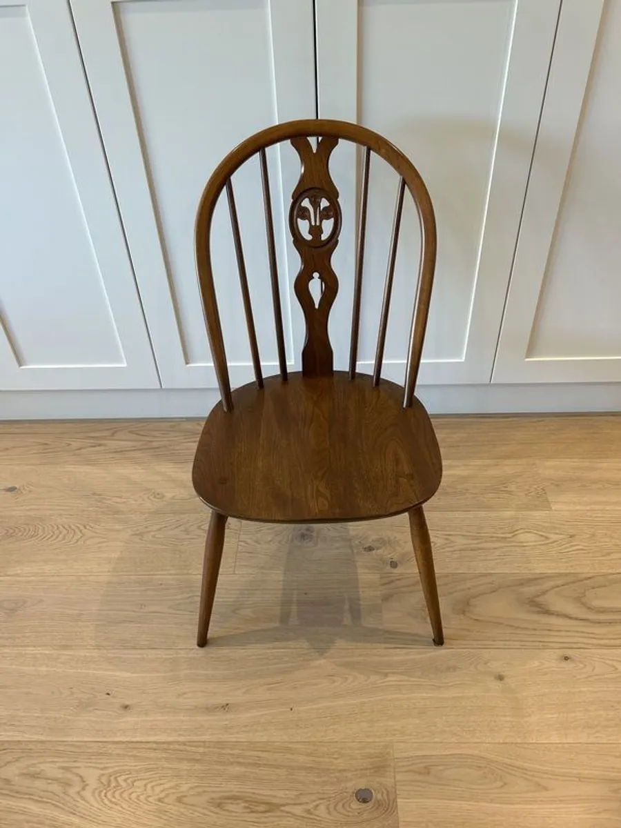 Ercol Dining Chairs x 4 - Image 1