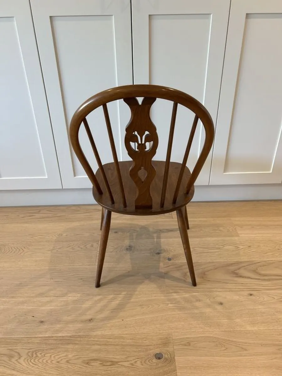 Ercol Dining Chairs x 4 - Image 3