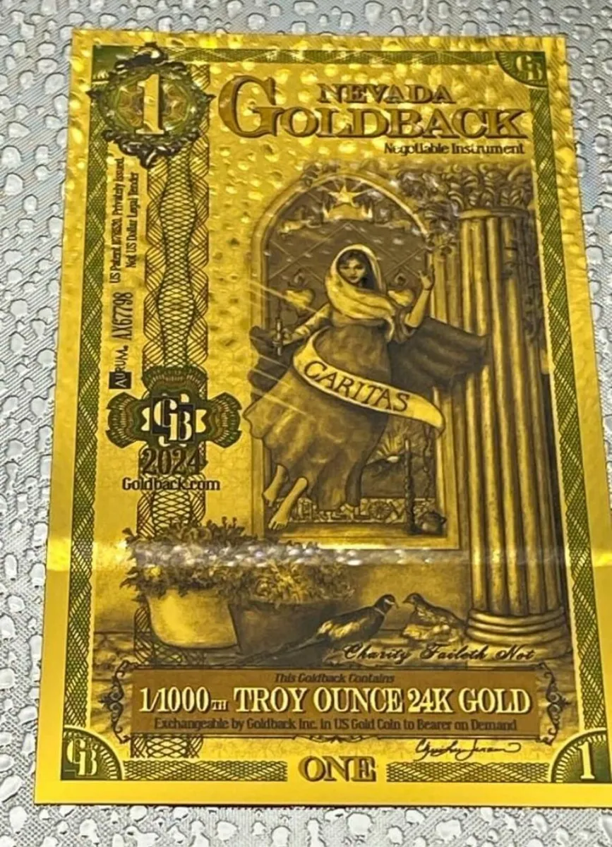 24k ... GOLDBACK.. NOTES .. - Image 2