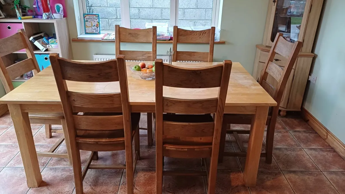 Dining Table and Chairs - Image 1