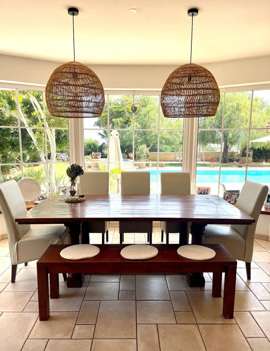 Handmade rattan lamp - Image 1
