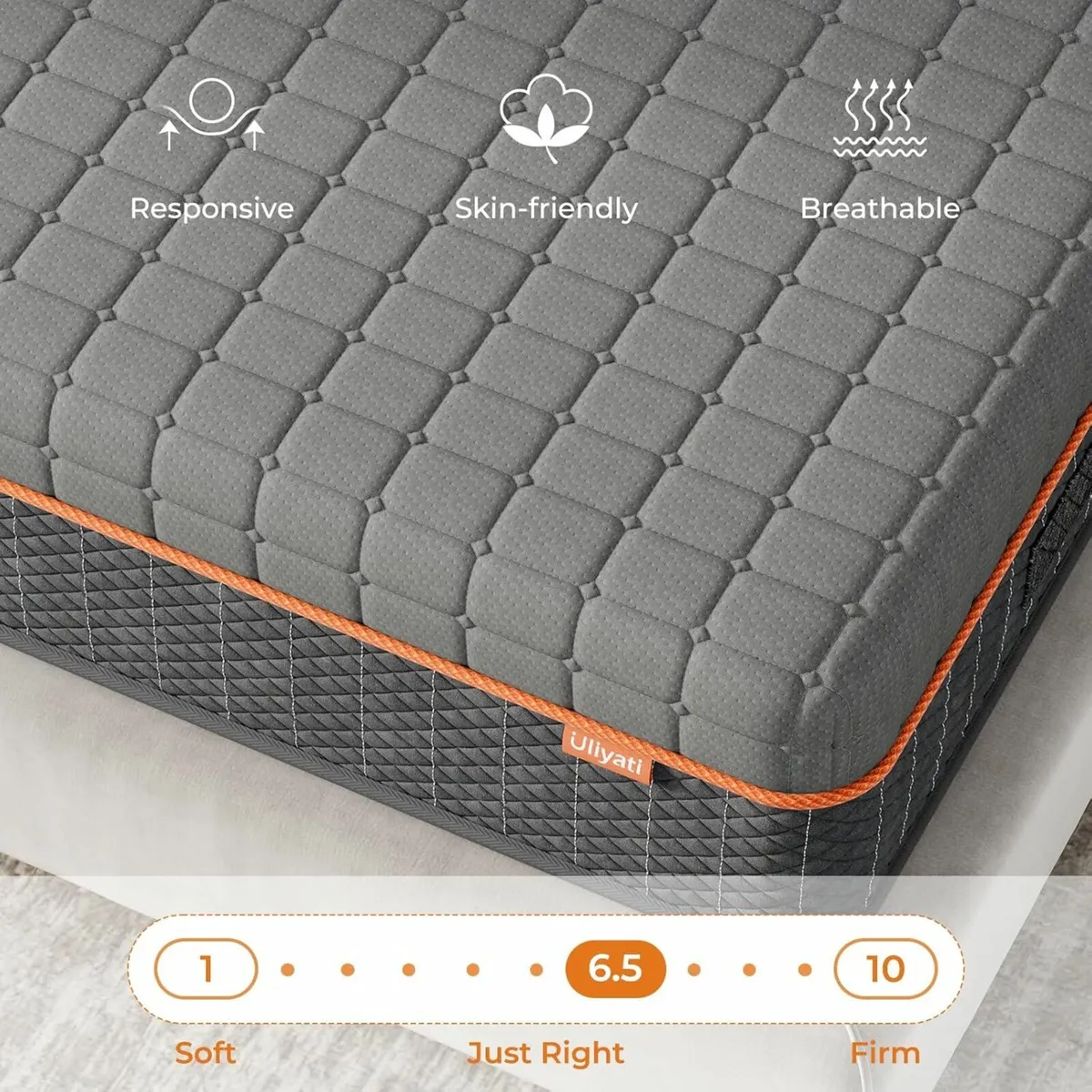Single Mattress Memory Foam Breathable 90x190cm - Image 4