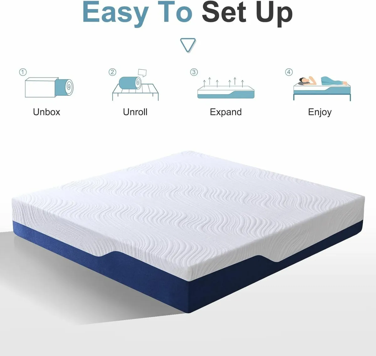 Single Mattress 90x190x20cm Medium Firm - Image 2