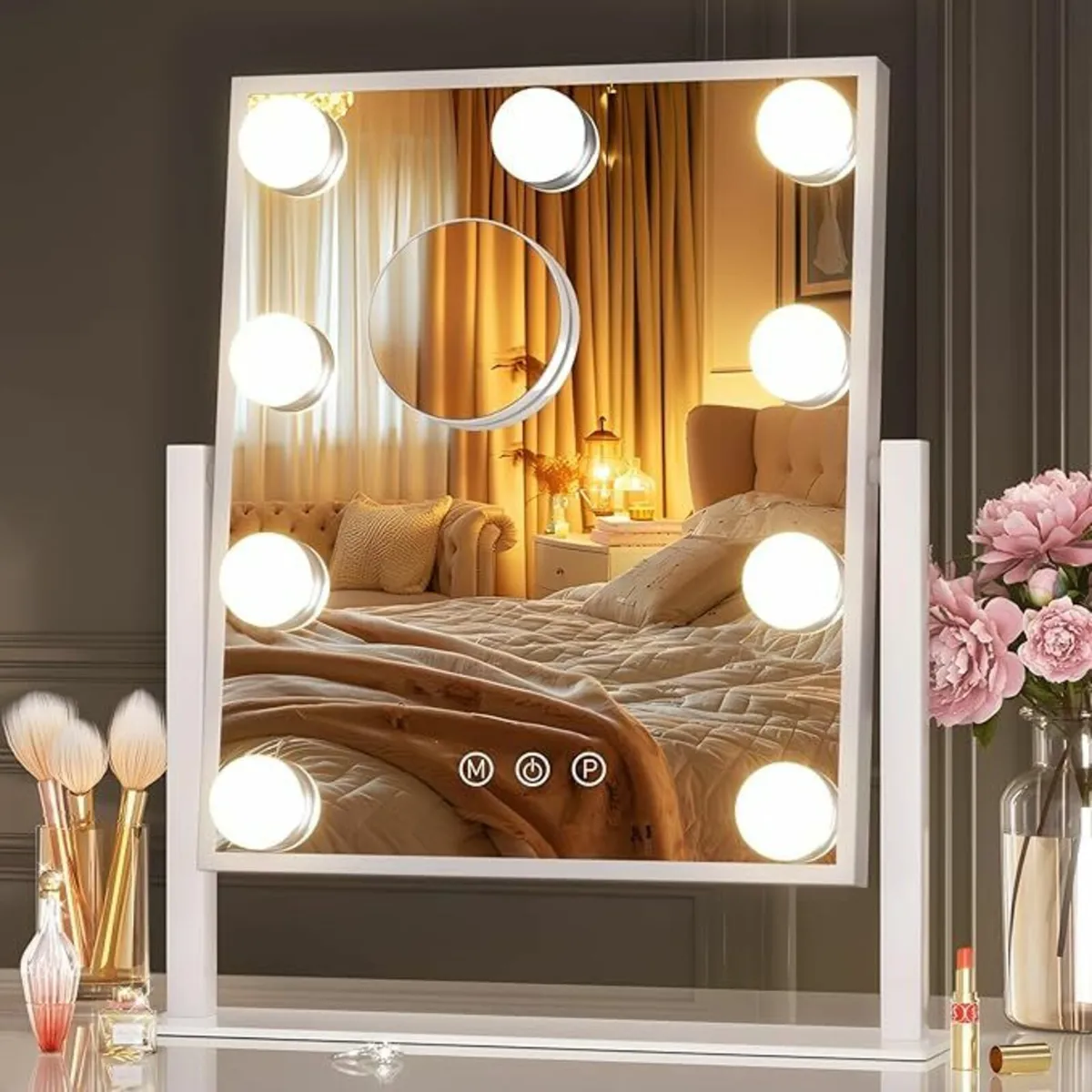 Hollywood Vanity Mirror Lights 9 LED Bulbs - Image 1