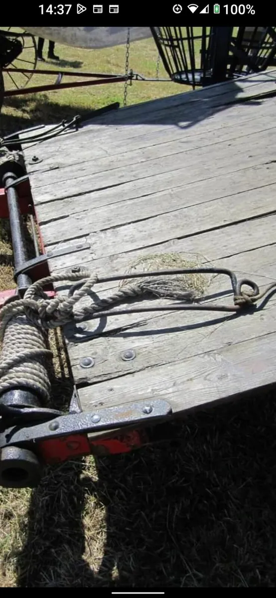 Antique Iron Hay Stack Mover - Image 3