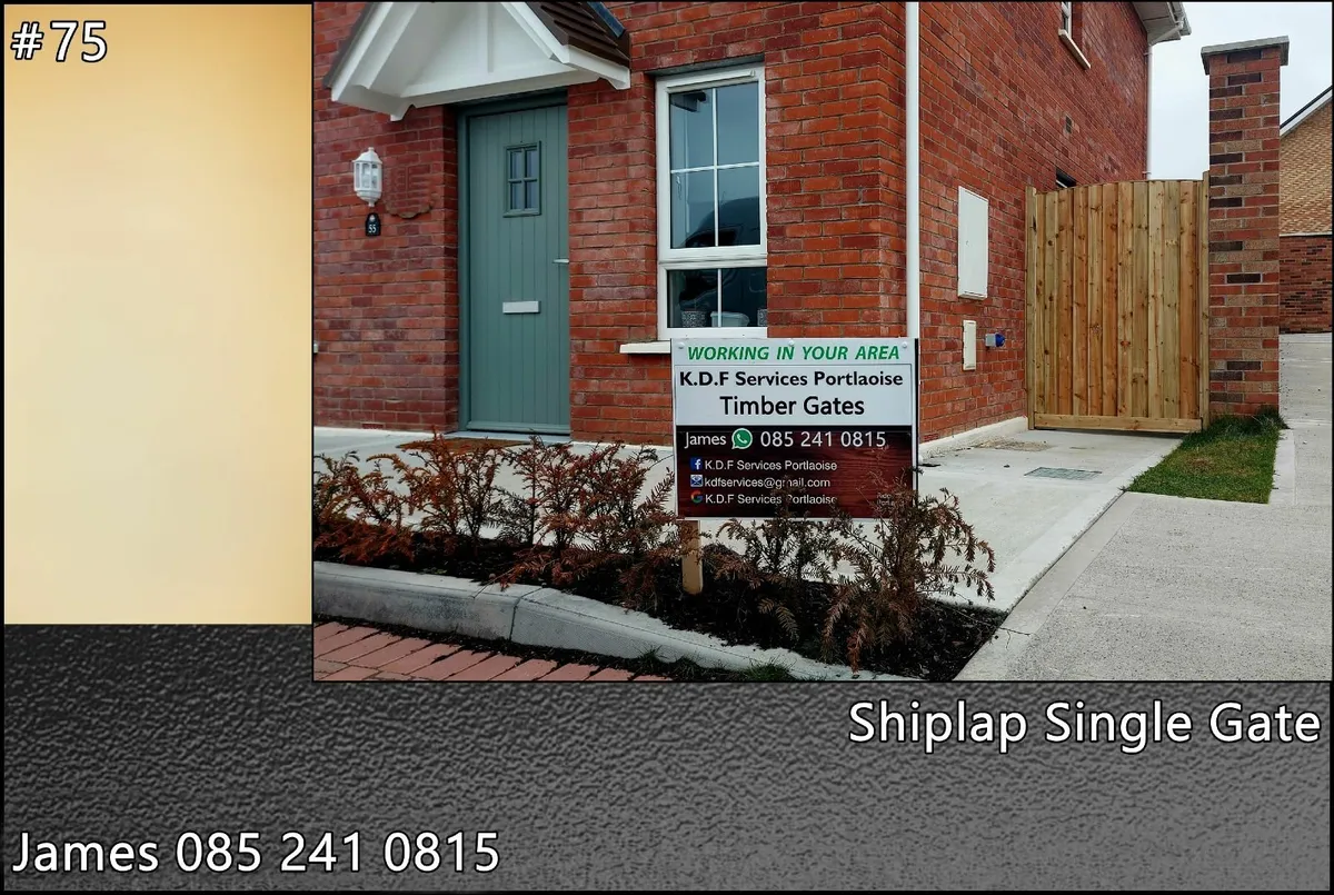 Timber Gates Free Installation - Image 1