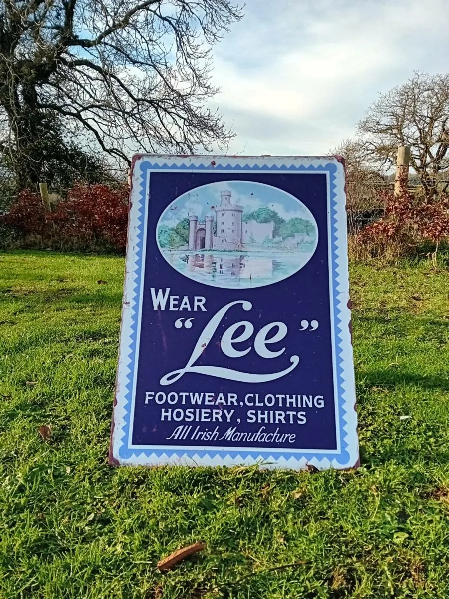 Lee Jeans Large Tin Sign - Image 1
