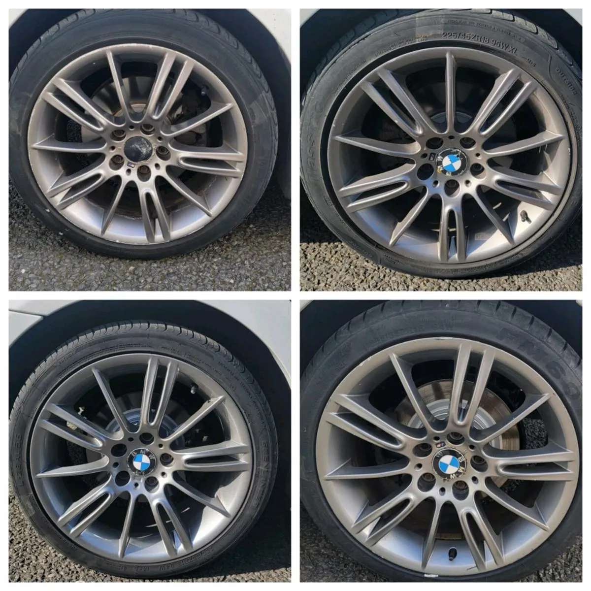 BMW 18" MV3 193m Genuine Alloys with Tyres - Image 1