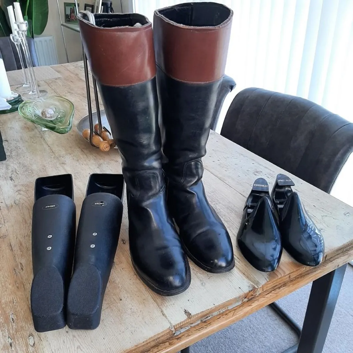 Handmade Leather Hunting Boots