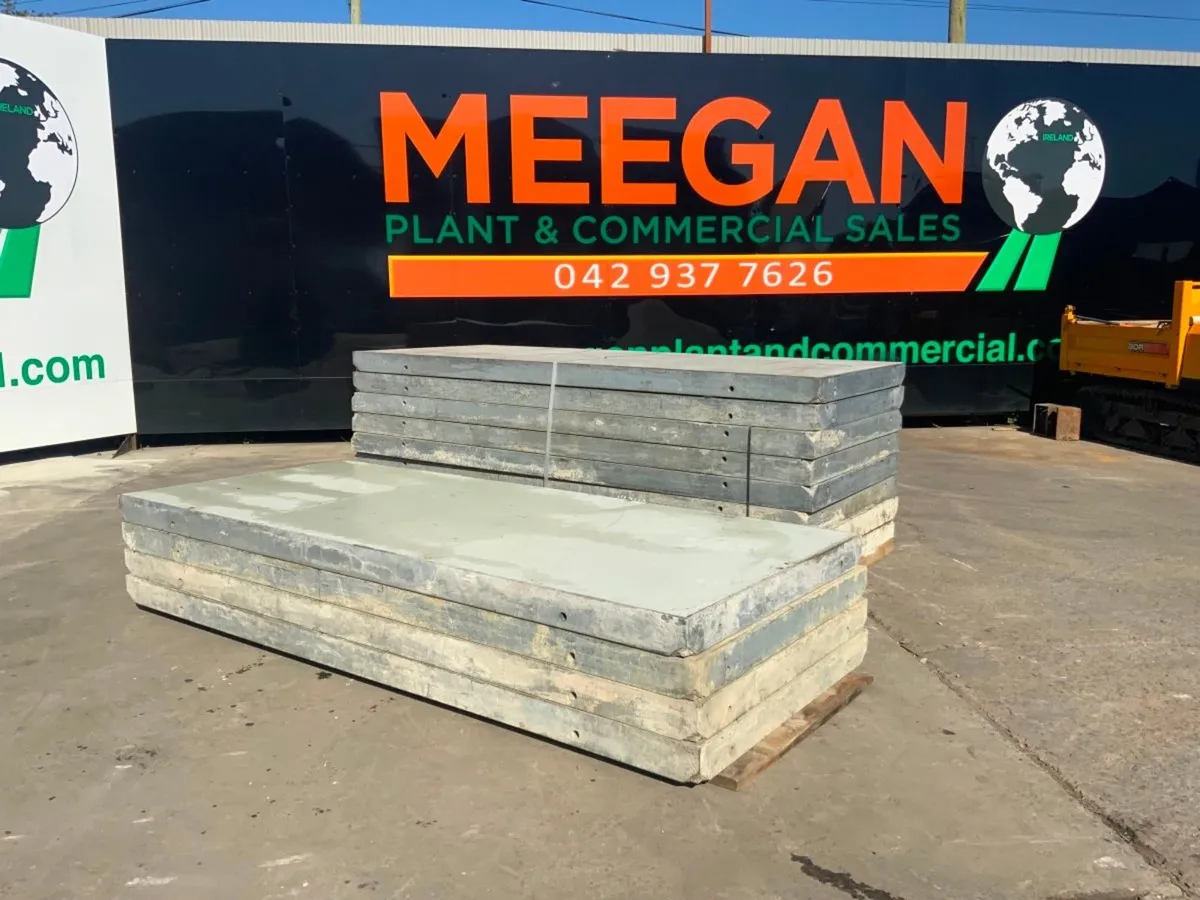 3.0mts x 1.25mts MEVA SHUTTERING PANS .......6552. - Image 1