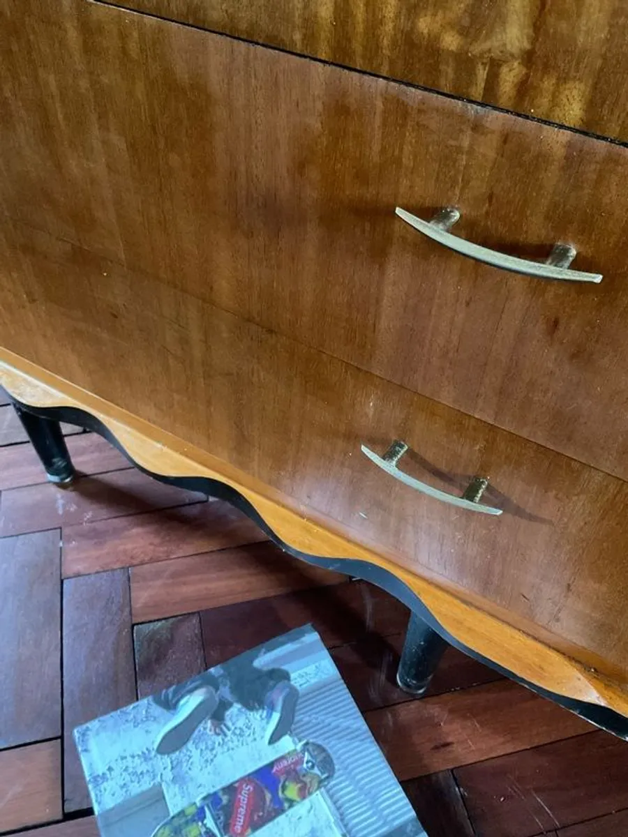 Mid century teak drawers vintage retro - Image 3