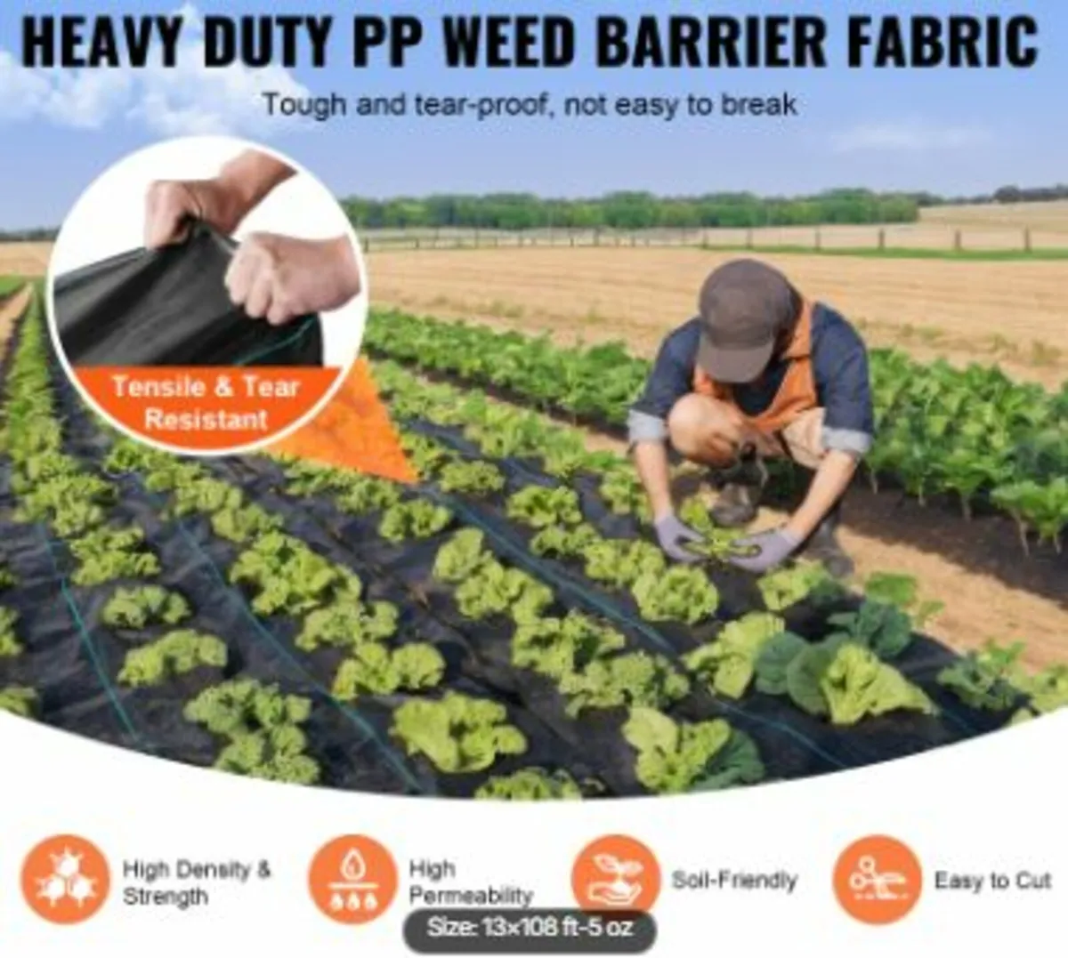 13FTx108FT Premium Heavy Duty Weed - Image 2