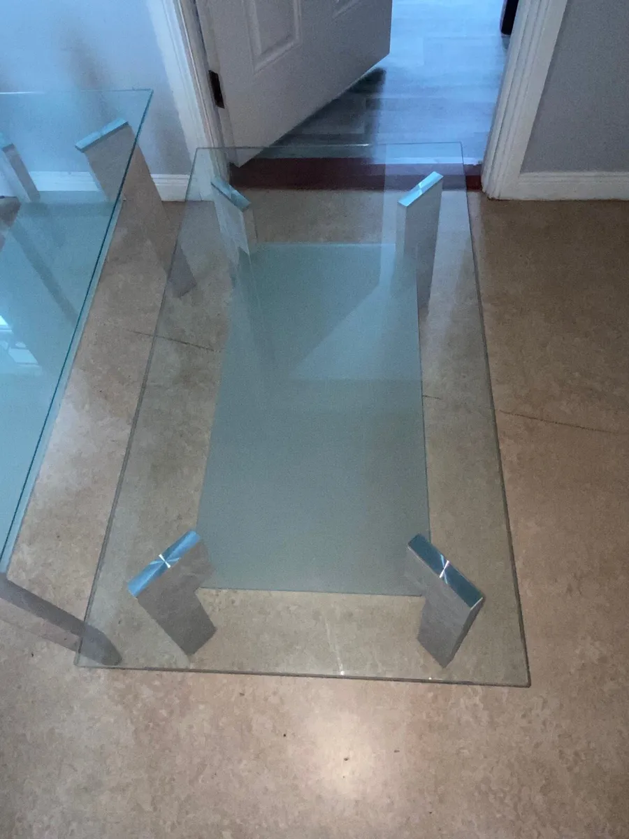 Glass Table Set Of 3 - Image 4