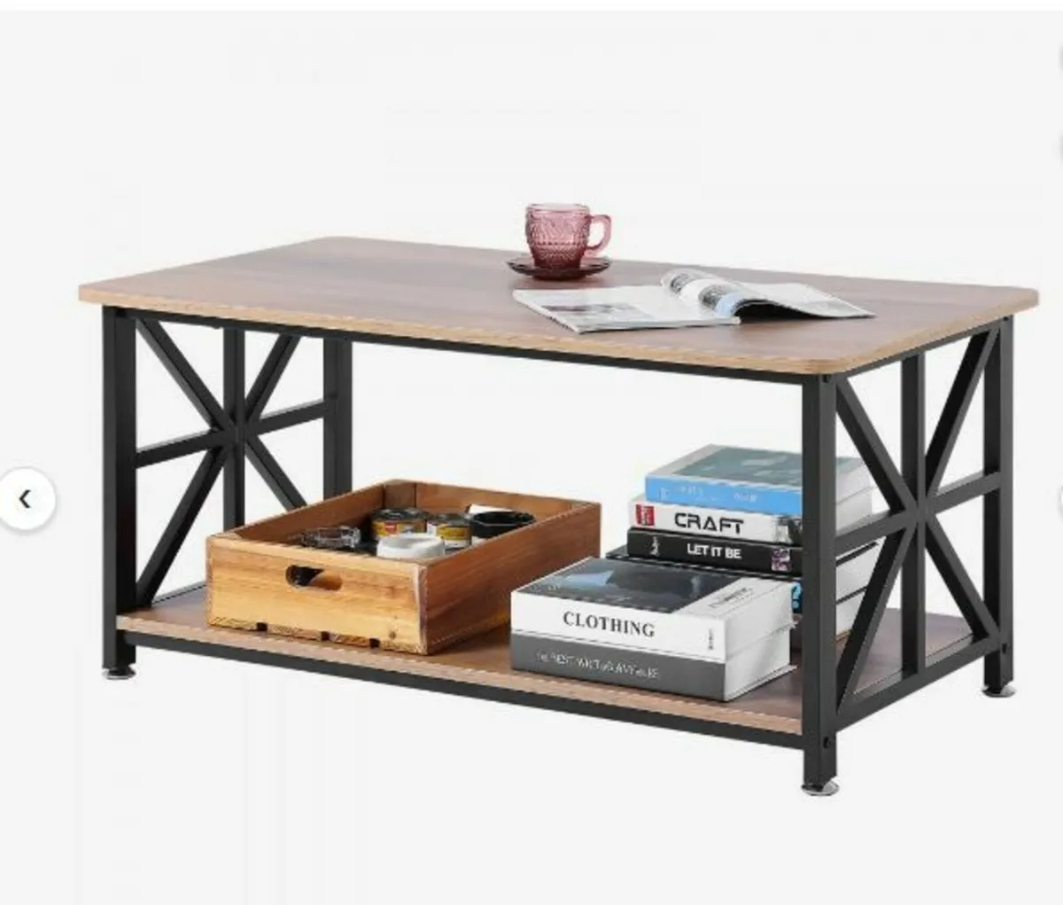 40" Farmhouse Coffee Table Rectangle - Image 1