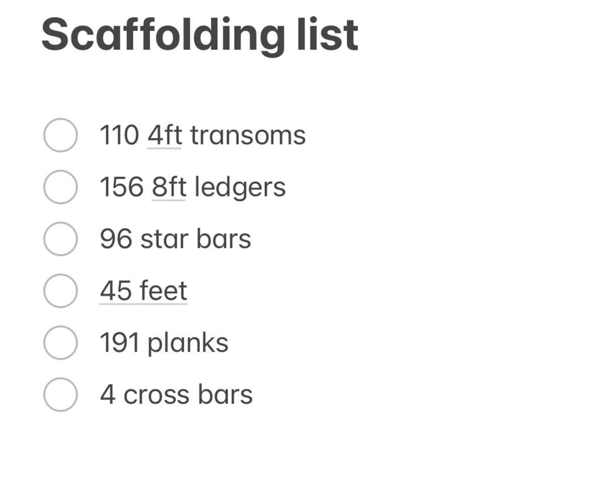Scaffolding for sale - Image 2
