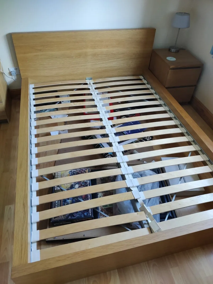 IKEA double bed and mattress - Image 1