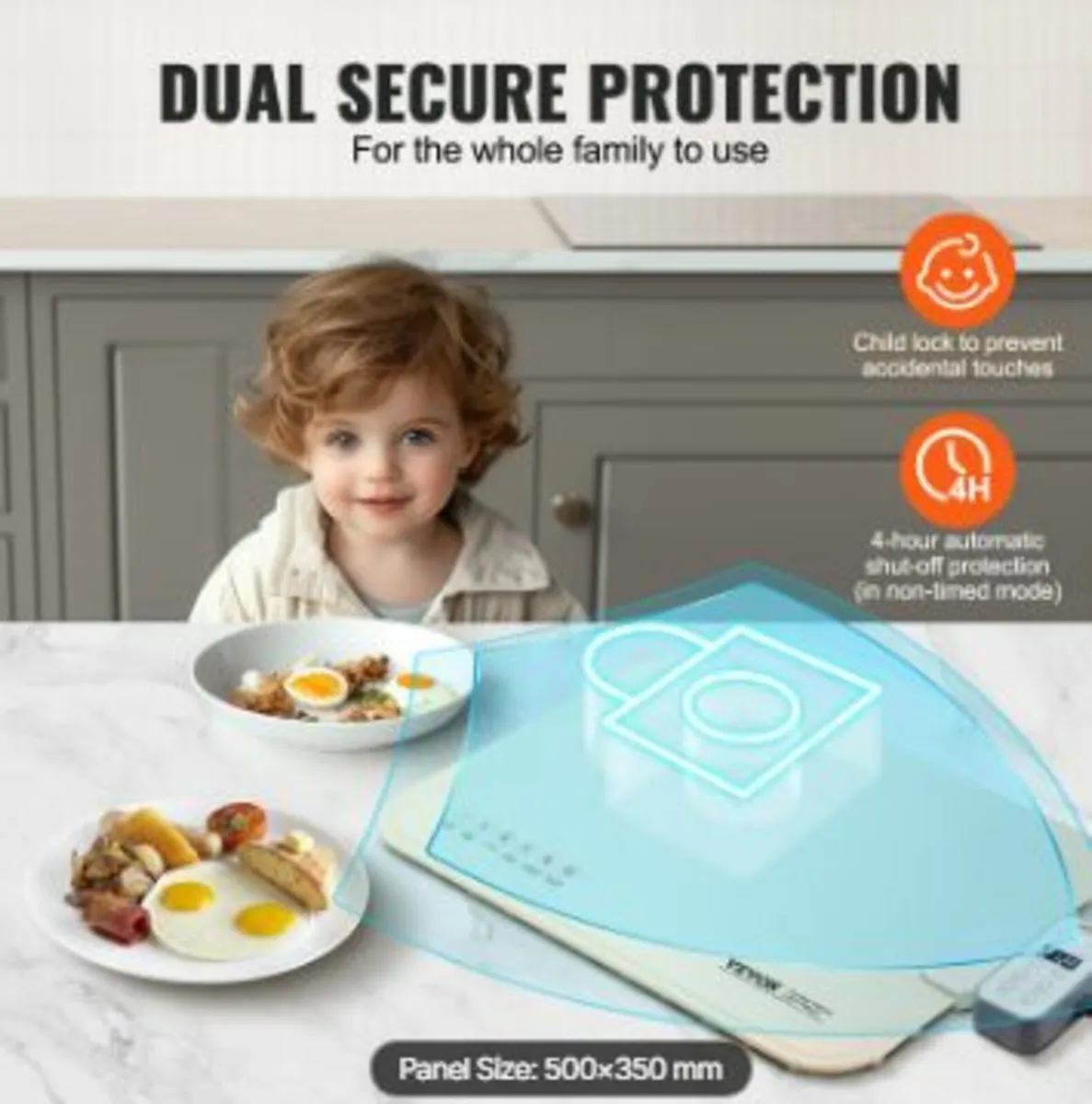 Electric Warming Tray Rollable Food - Image 4