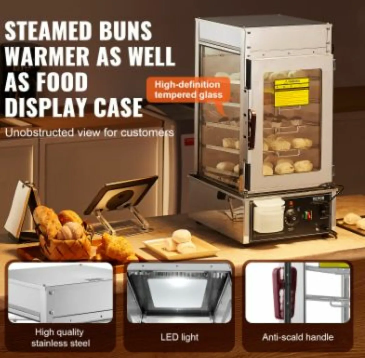 Commercial Food Warmer Display 5-Tier - Image 4